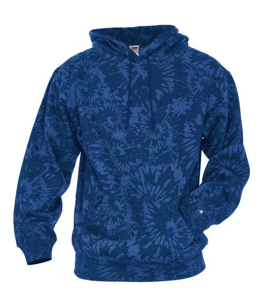ATHLETIC FLEECE TIE-DYE HOOD