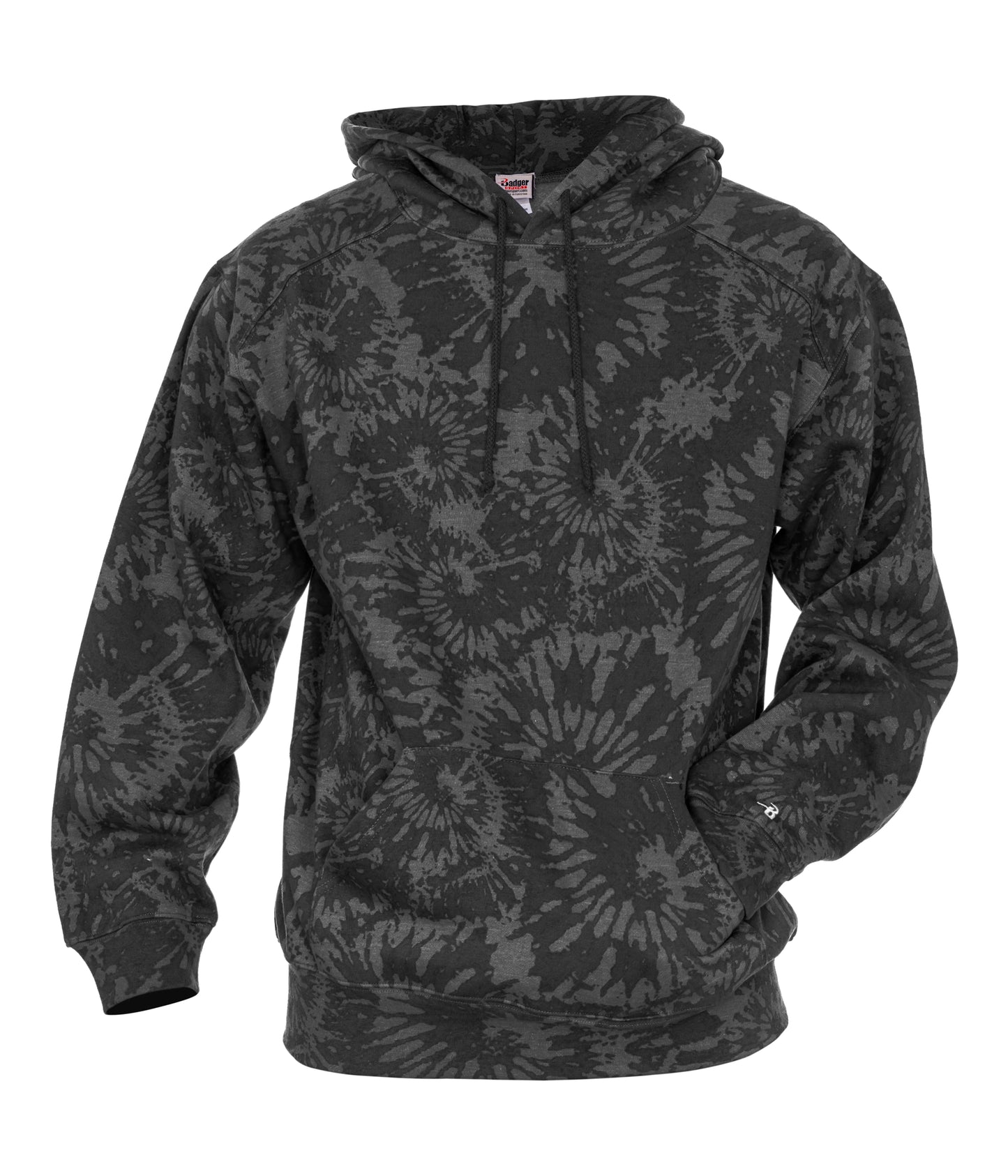 ATHLETIC FLEECE TIE-DYE HOOD