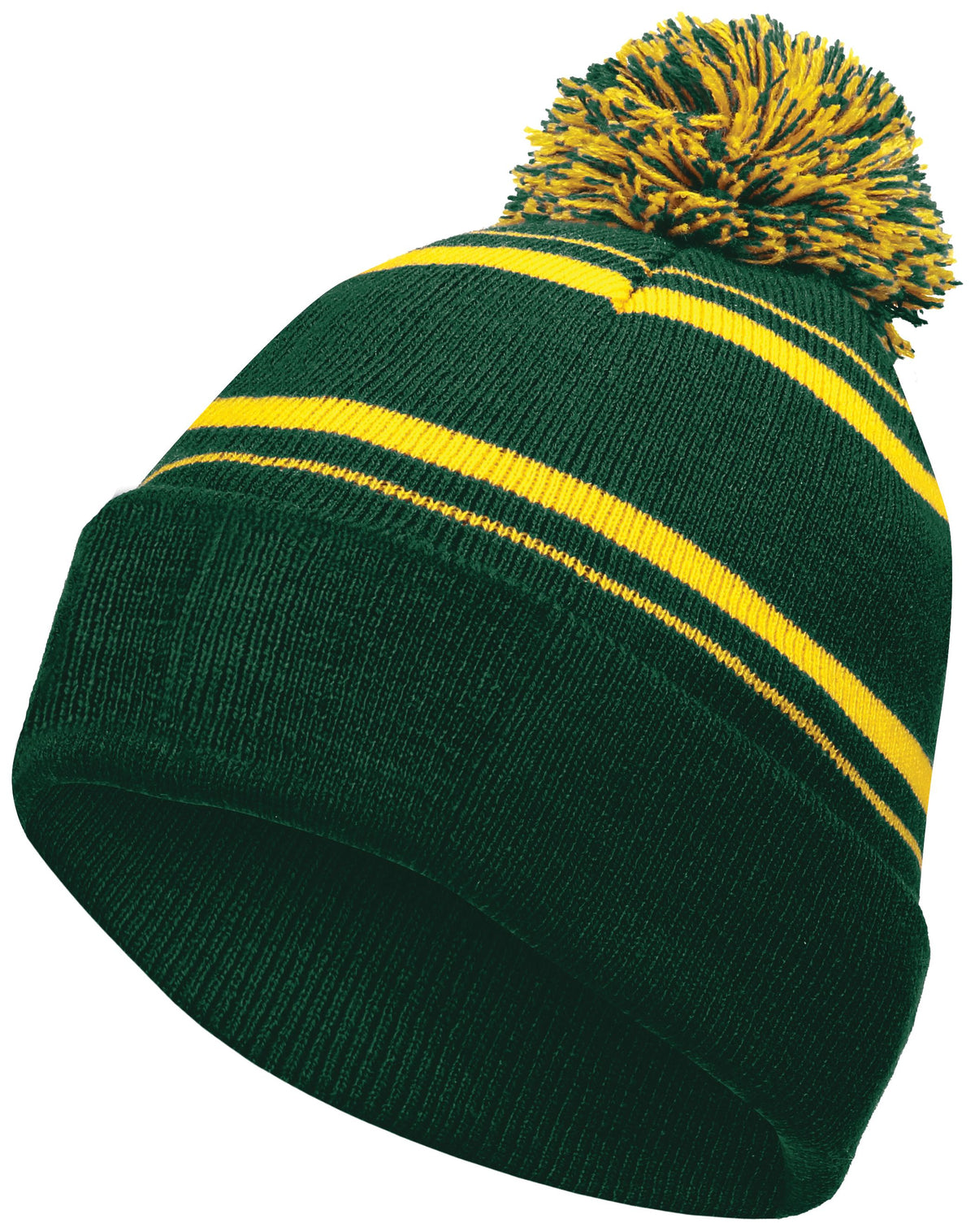 Homecoming Beanie - Forest/Light Gold