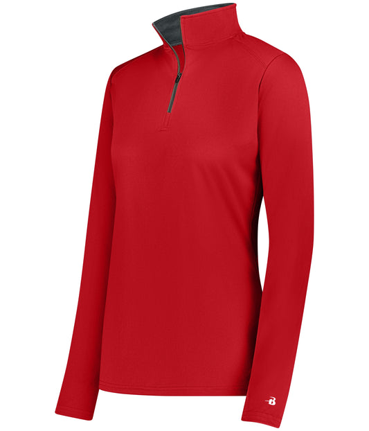 LADIES B-CORE 1/4 ZIP PULLOVER