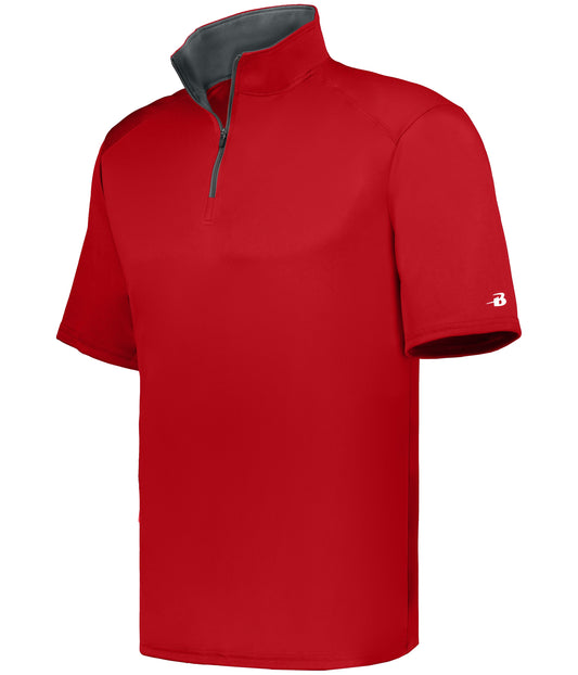 B-CORE 1/4 ZIP SHORT SLEEVE PULLOVER