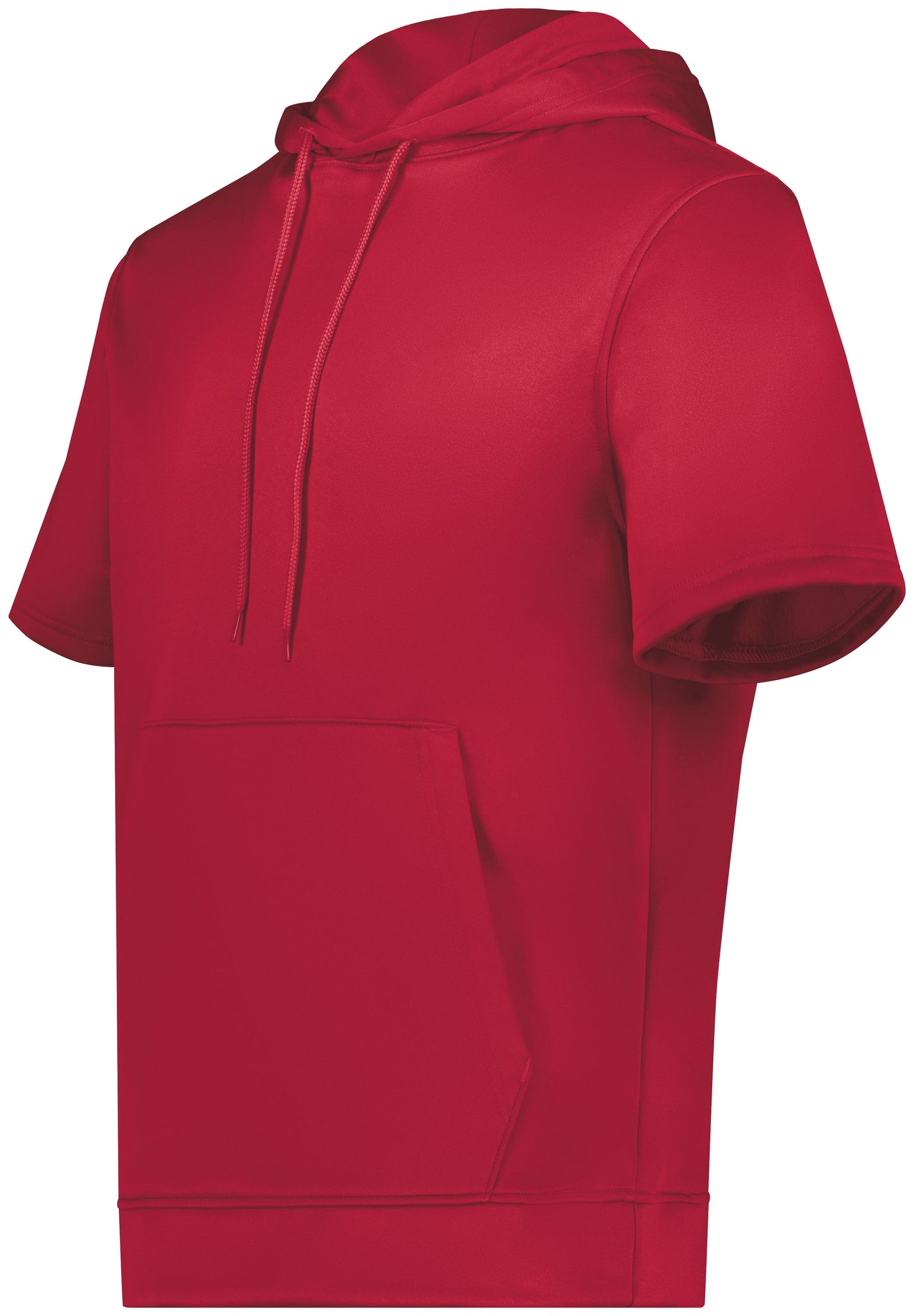 Wicking Fleece Short Sleeve Hoodie