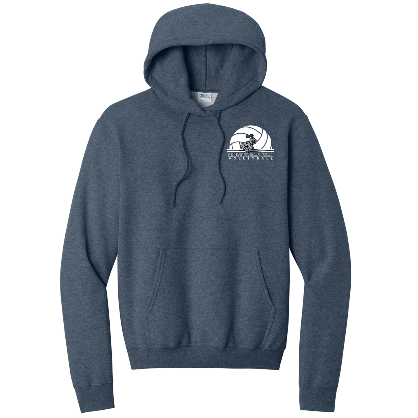 Bristol Eastern Volleyball Left Chest Logo Hooded Sweatshirt