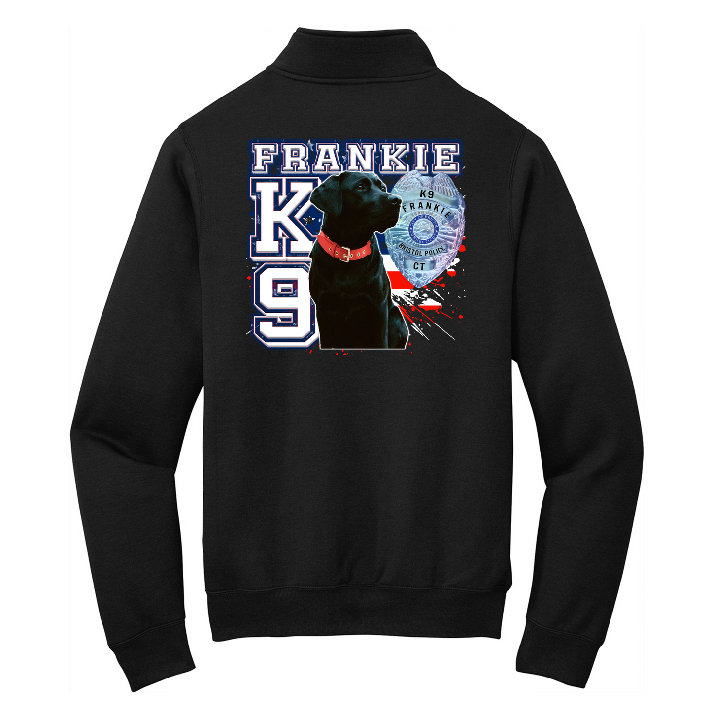 K9 Frankie ADULT 1/4 Zip Sweatshirt