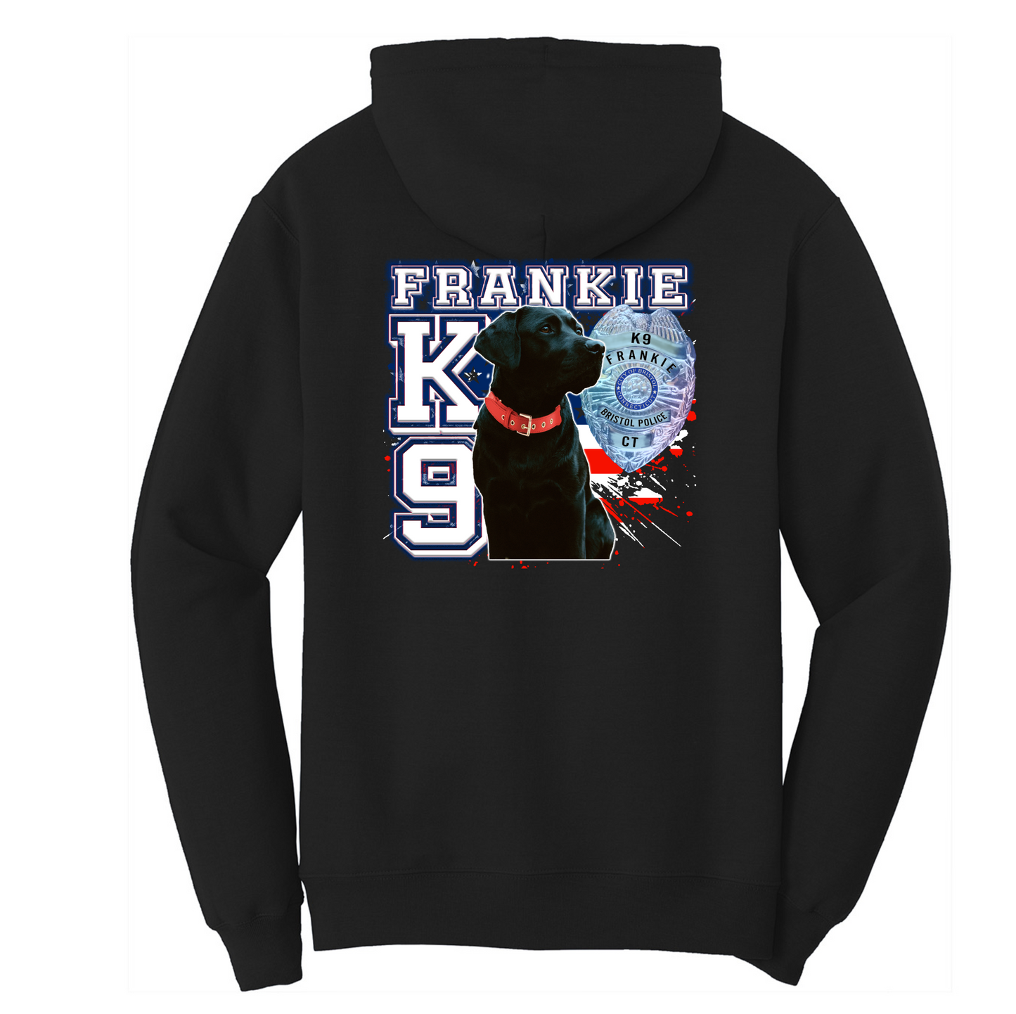K9 Frankie ADULT Hooded Sweatshirt