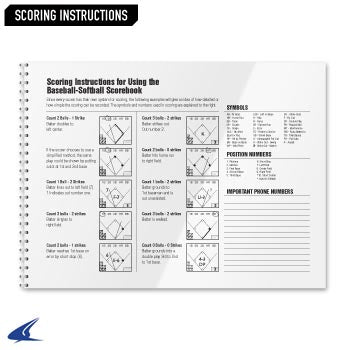 Baseball/Softball Scorebook