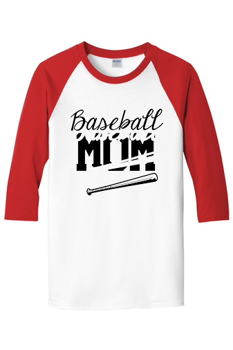 Baseball Spirit Baseball Mom Raglan