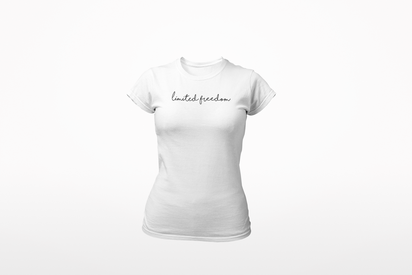 Ladies Cursive Limited Freedom Tee