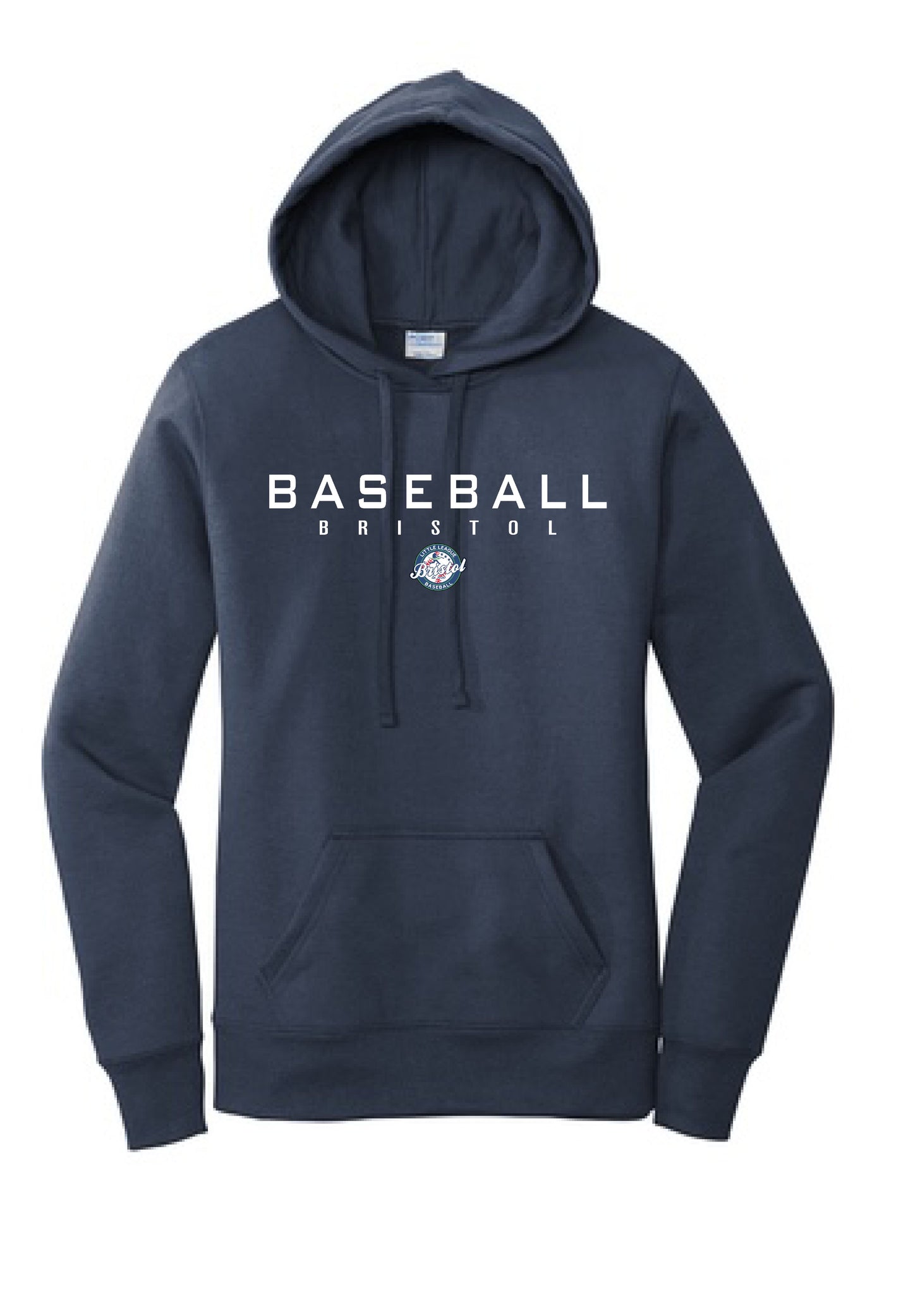BLL Baseball Bristol Woman’s Core Hoodie Navy