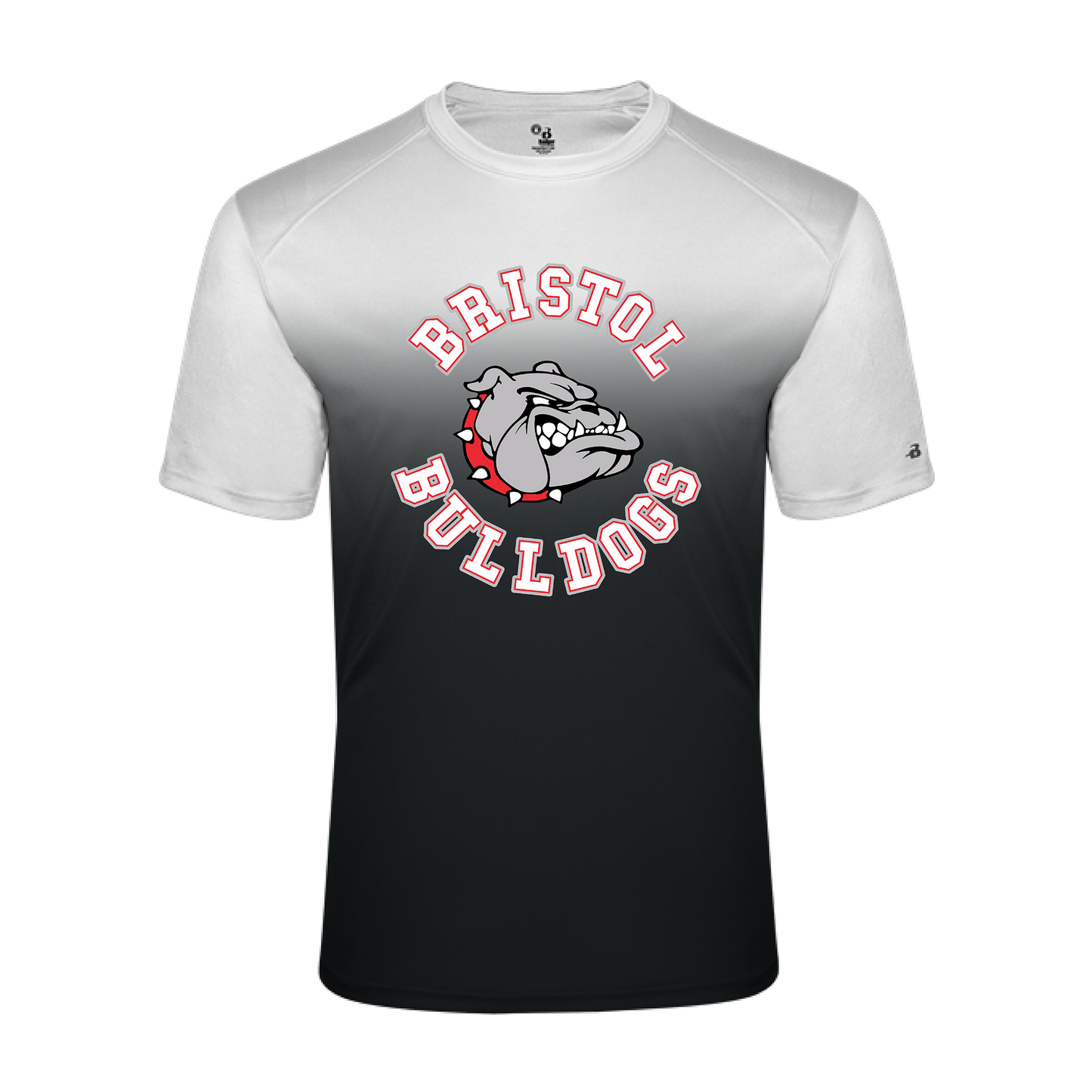 Bristol Bulldogs Black Ombré Tee