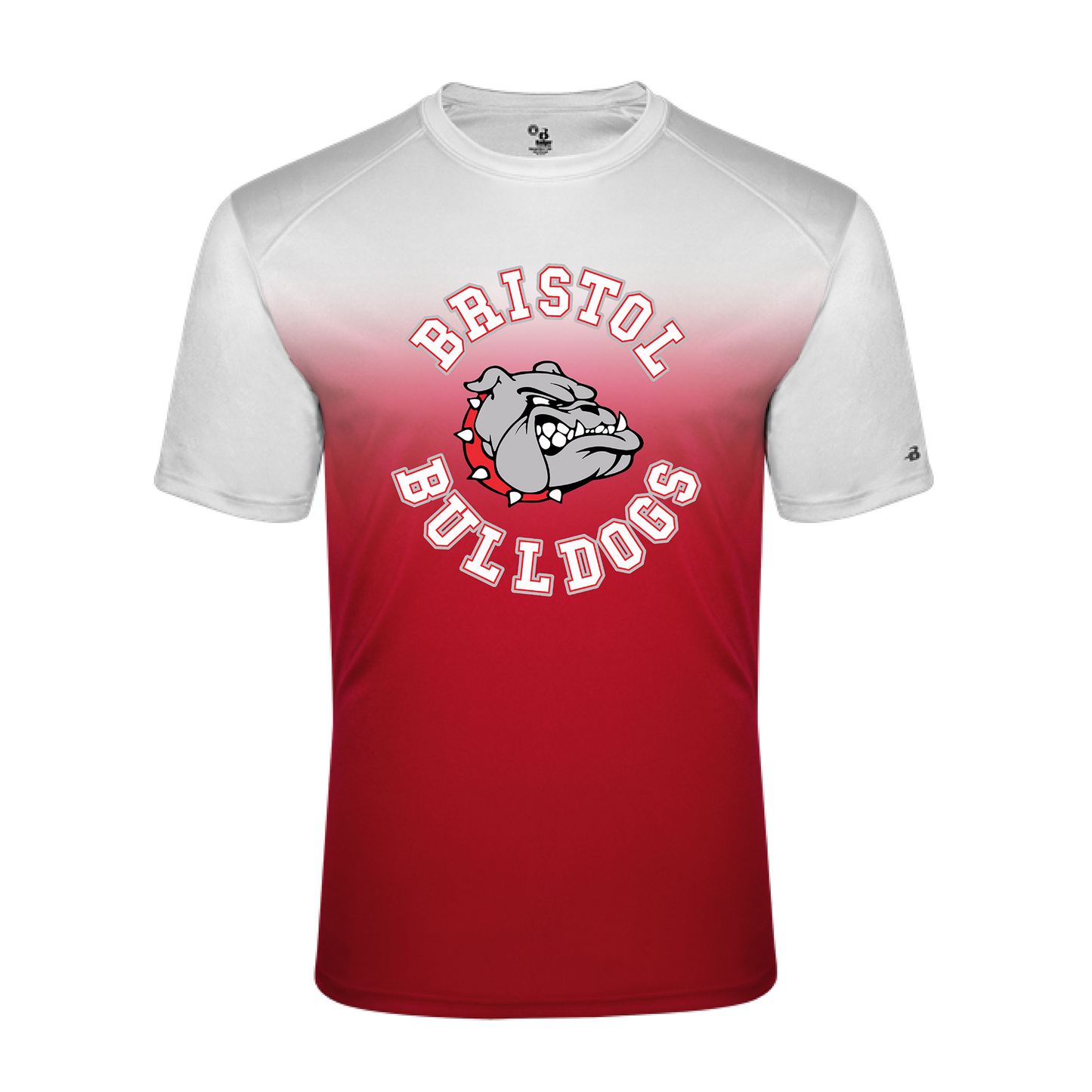 Bristol Bulldogs Red Ombré Tee