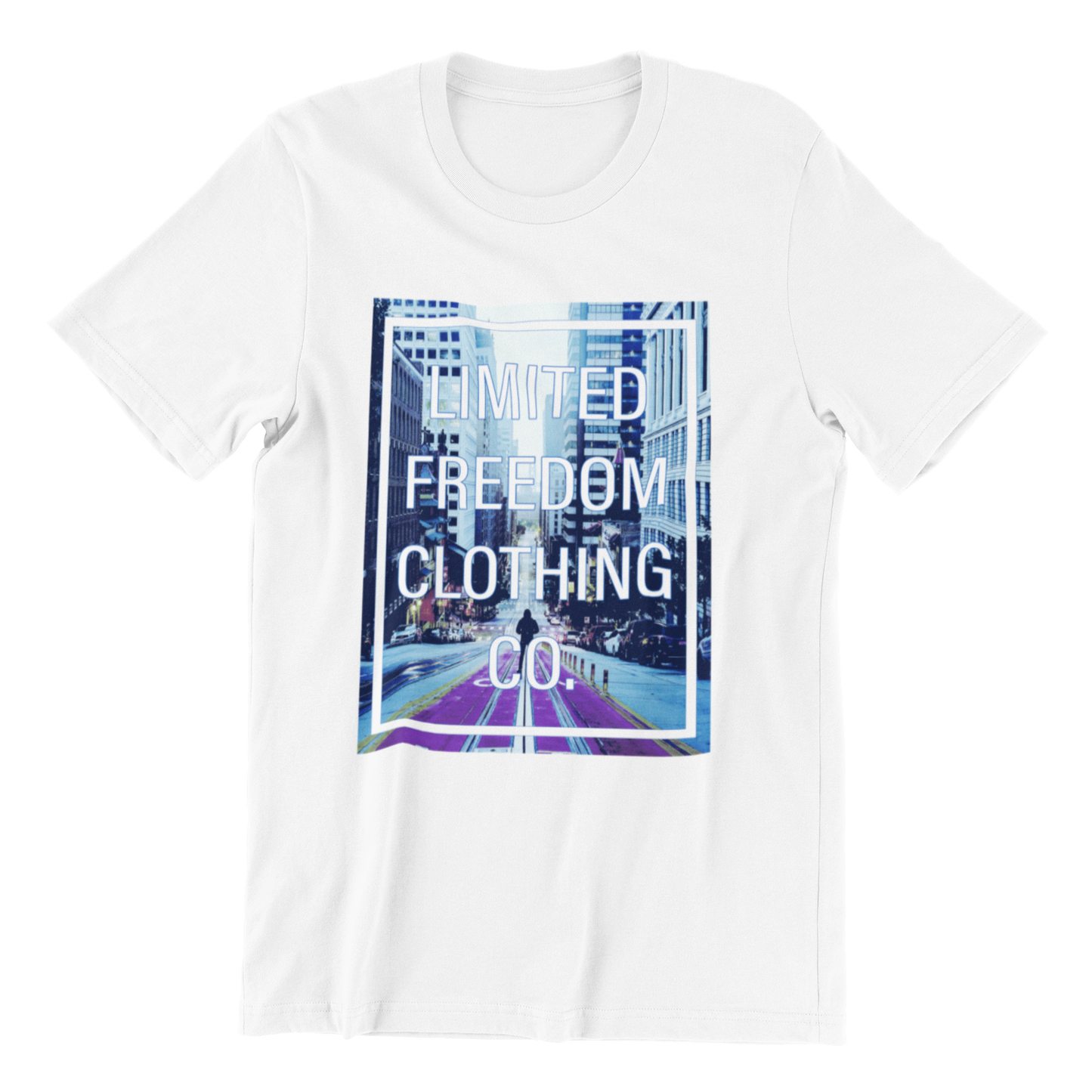 Limited Freedom Clothing Co Color Performance T-shirt White