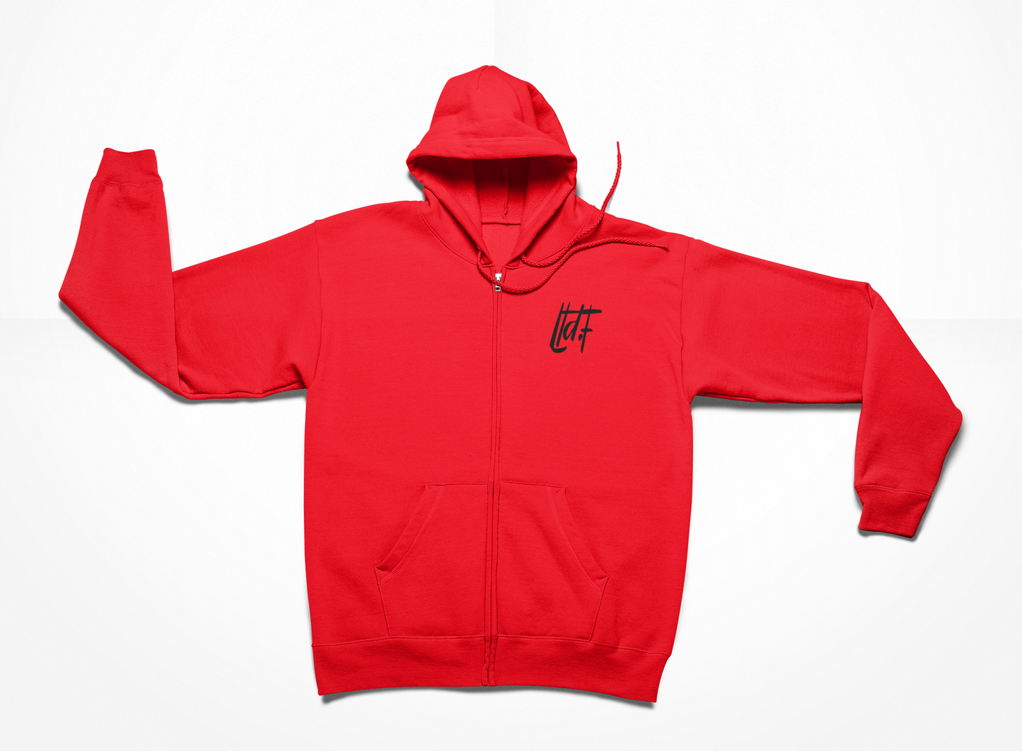 LTD.F Hooded Zip Up Sweatshirt