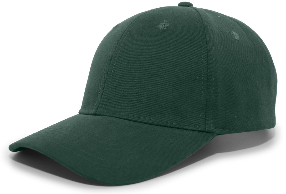 Brushed Cotton Twill Hook-And-Loop Adjustable Cap - Hunter