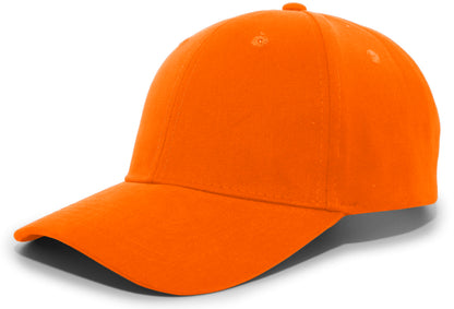 Brushed Cotton Twill Hook-And-Loop Adjustable Cap - Mango