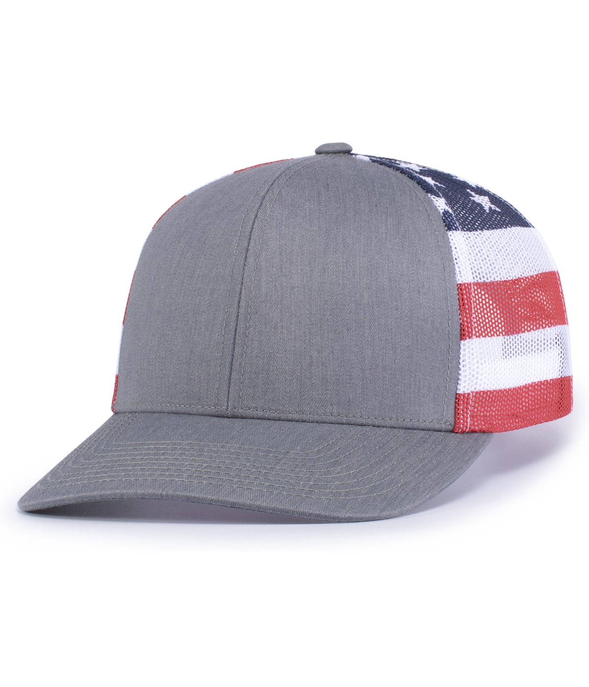 PRINTED TRUCKER CAP - Heather Grey/Usa/Heather Grey