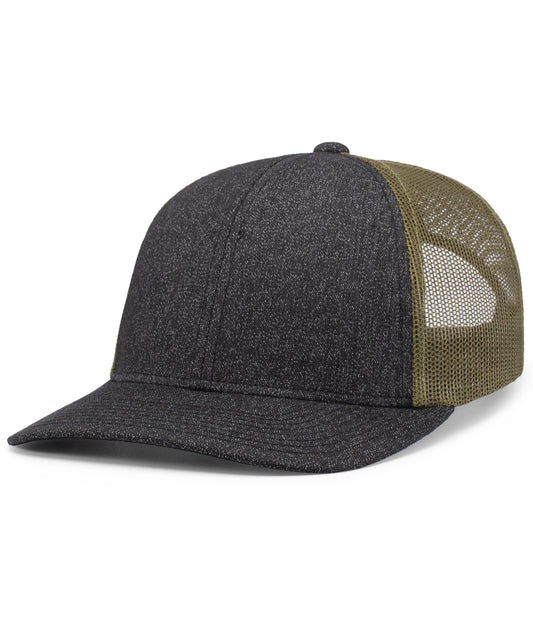 Melange Heather Low-Profile Trucker - Bh/Ms/Bh