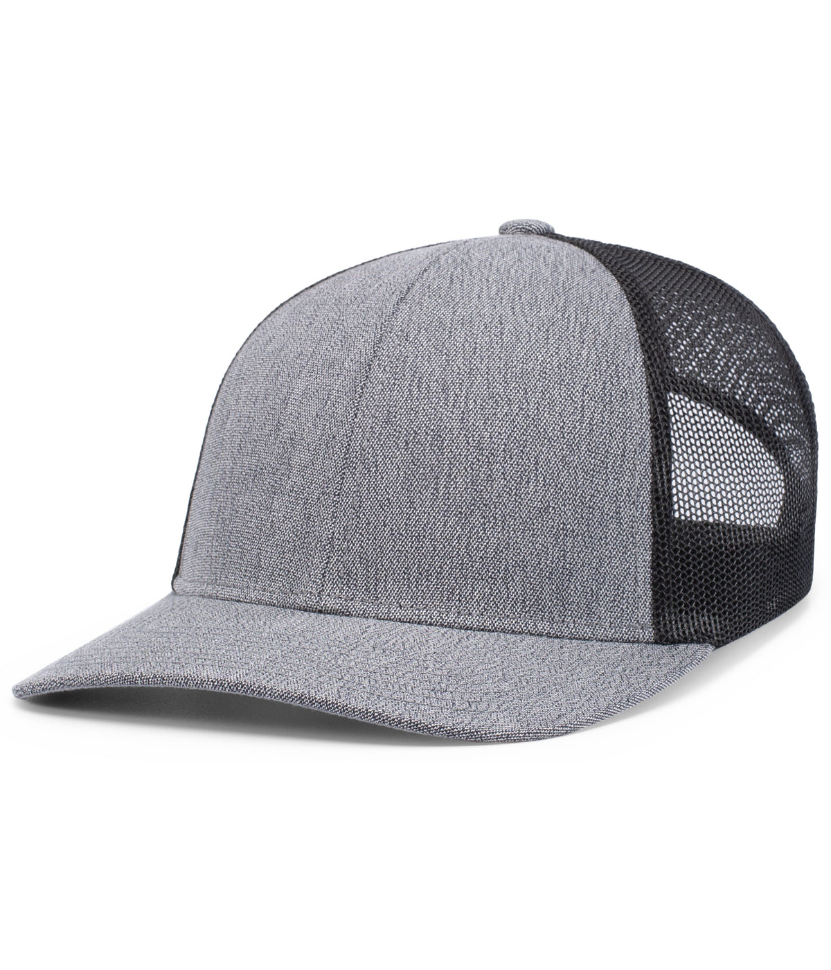 Melange Heather Low-Profile Trucker - Gh/Bk/Gh