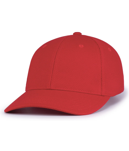 Adjustable Wicking Mesh Cap - Red