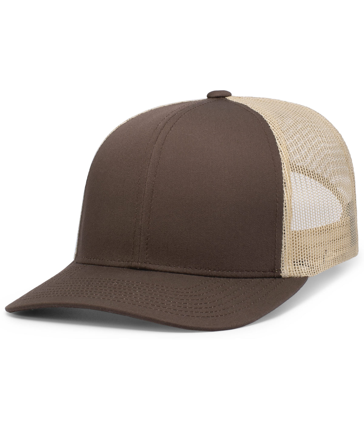 Eco Trucker Snapback Cap - Brown/Khaki/Brown