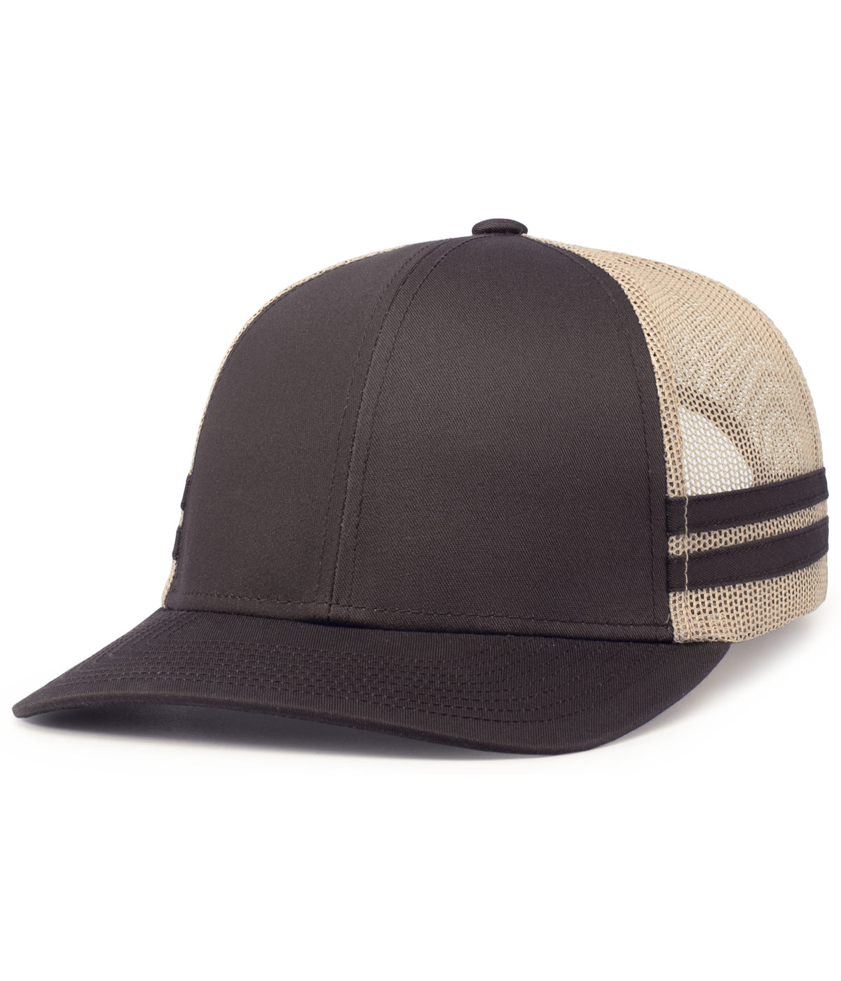 Low-Profile Stripe Trucker Cap