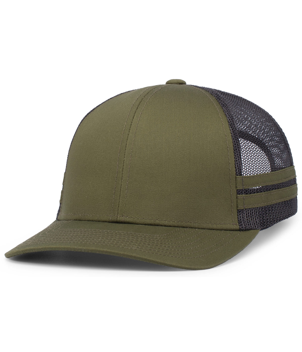 Low-Profile Stripe Trucker Cap