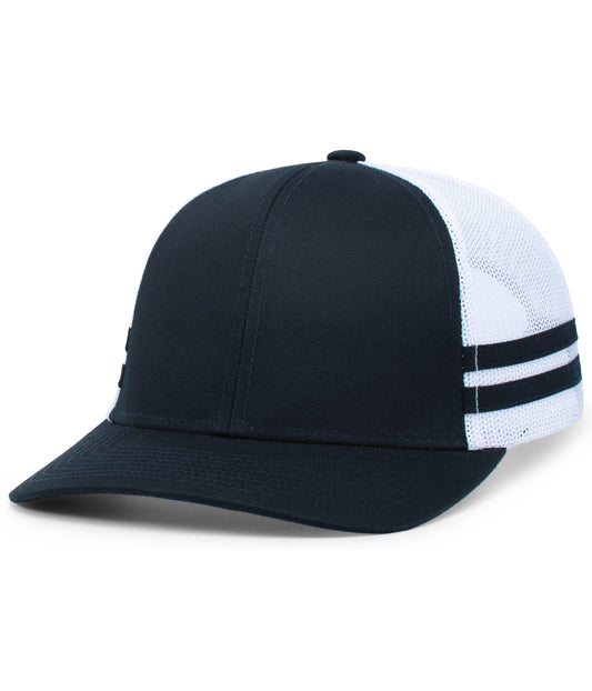 Low-Profile Stripe Trucker Cap