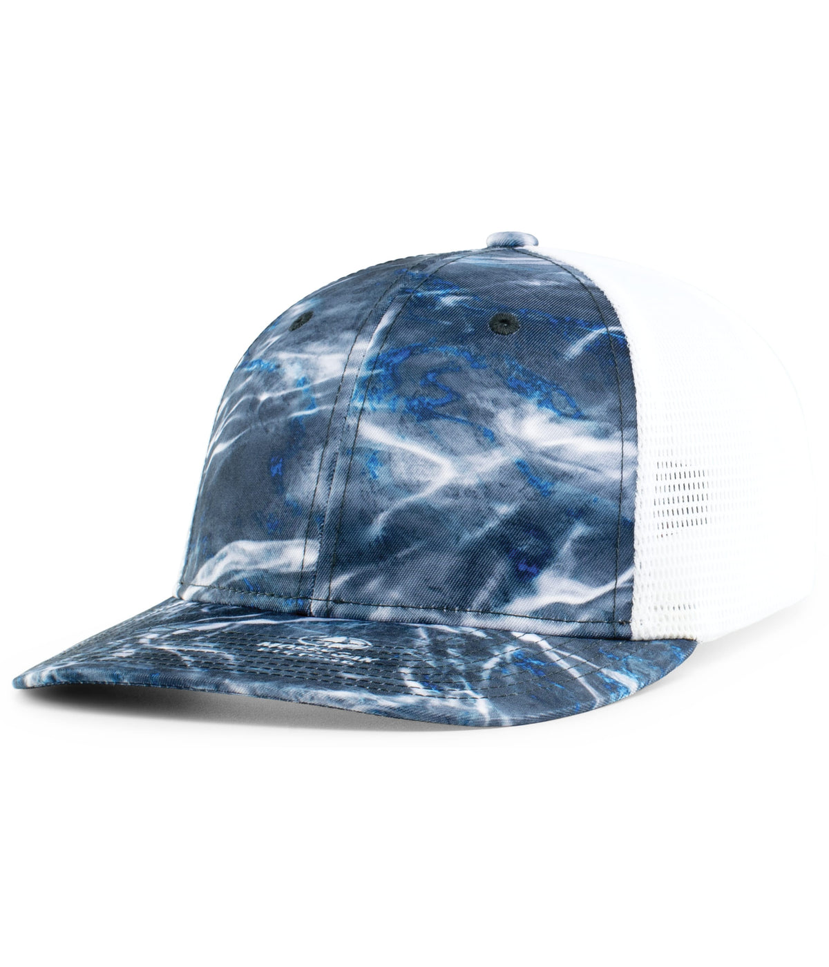 Mossy Oak Low-Profile Trucker PacFlex Cap - Bf/Wh/Bf