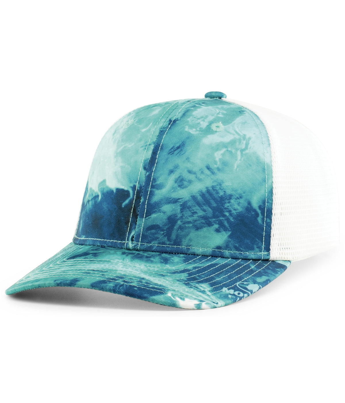 Mossy Oak Low-Profile Trucker PacFlex Cap - Eq/Wh/Eq
