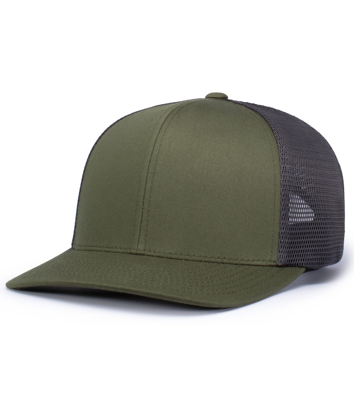 Trucker Flexfit Snapback Cap - Moss/Graphite/Moss