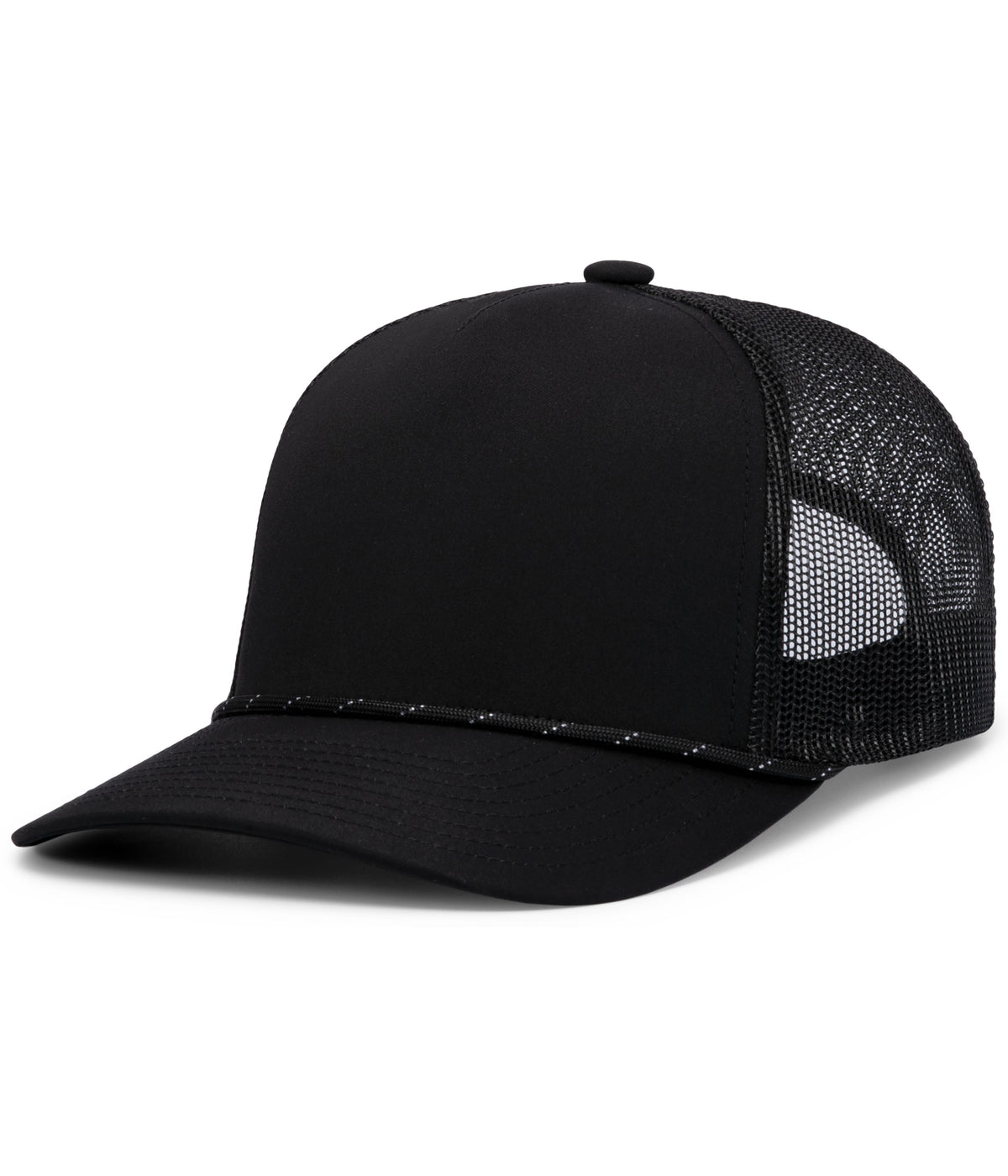 Weekender Trucker Cap - Black/Black/White
