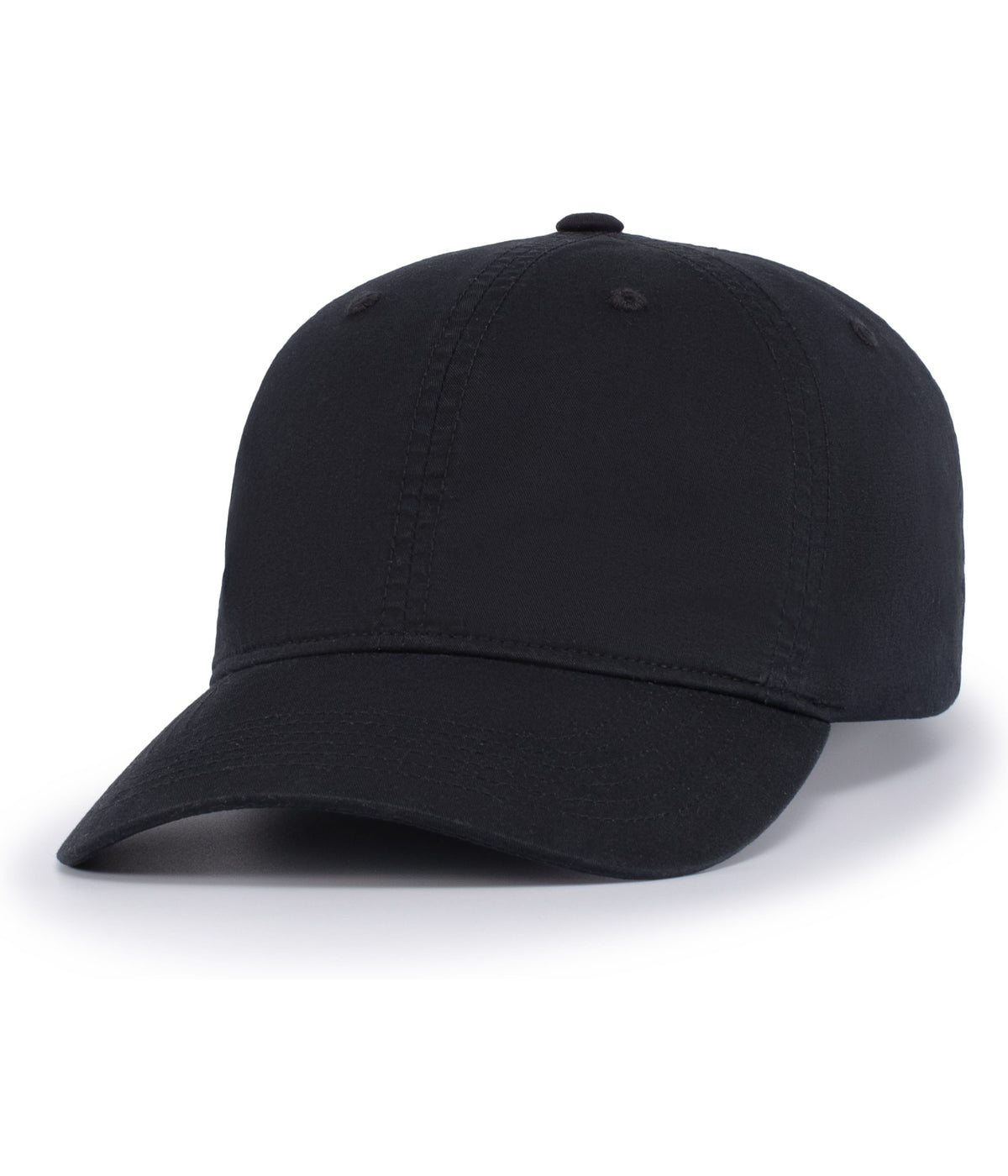 Vintage Buckle Strap Adjustable Cap - Black
