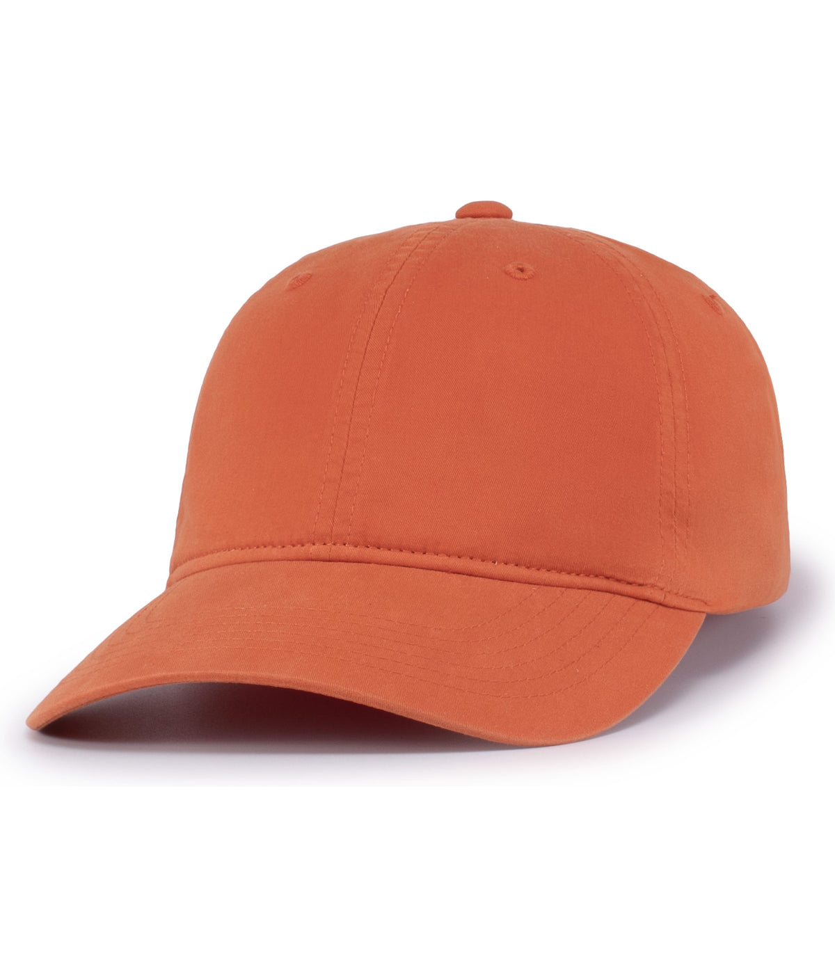 Vintage Buckle Strap Adjustable Cap - Orange