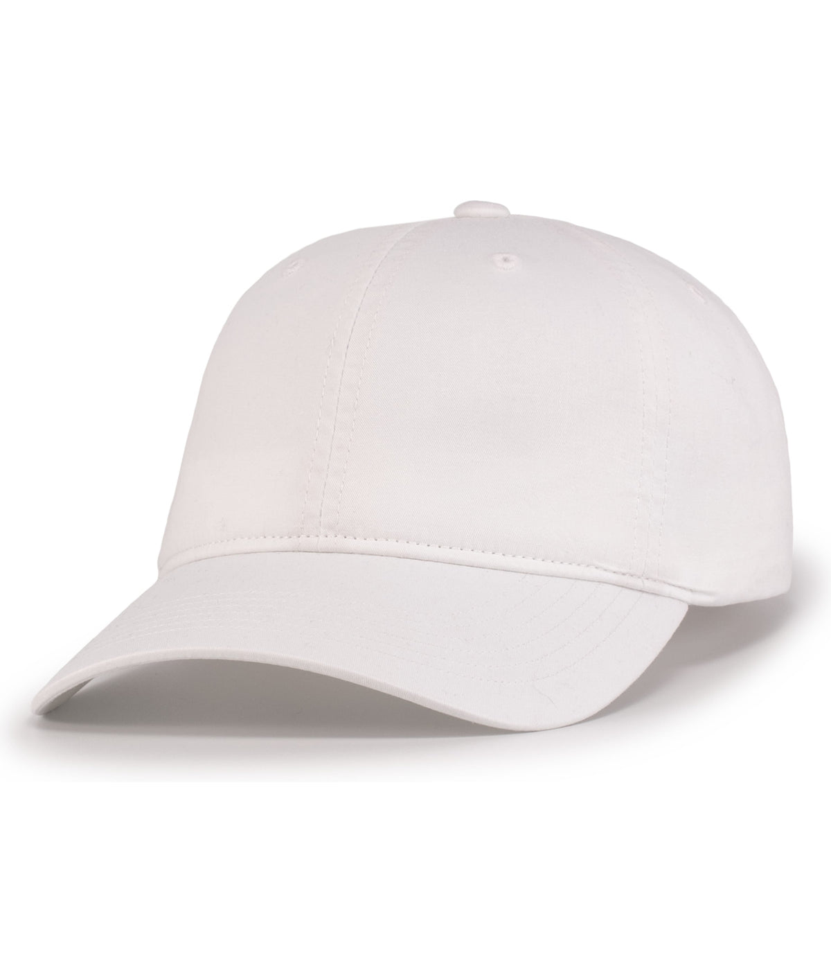 Vintage Buckle Strap Adjustable Cap - White