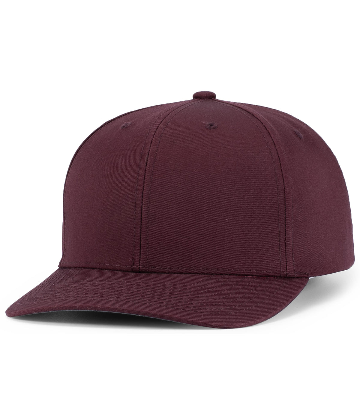 POLY/COTTON SNAPBACK CAP - Maroon