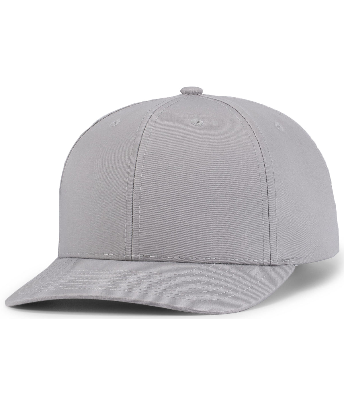 POLY/COTTON SNAPBACK CAP - Silver