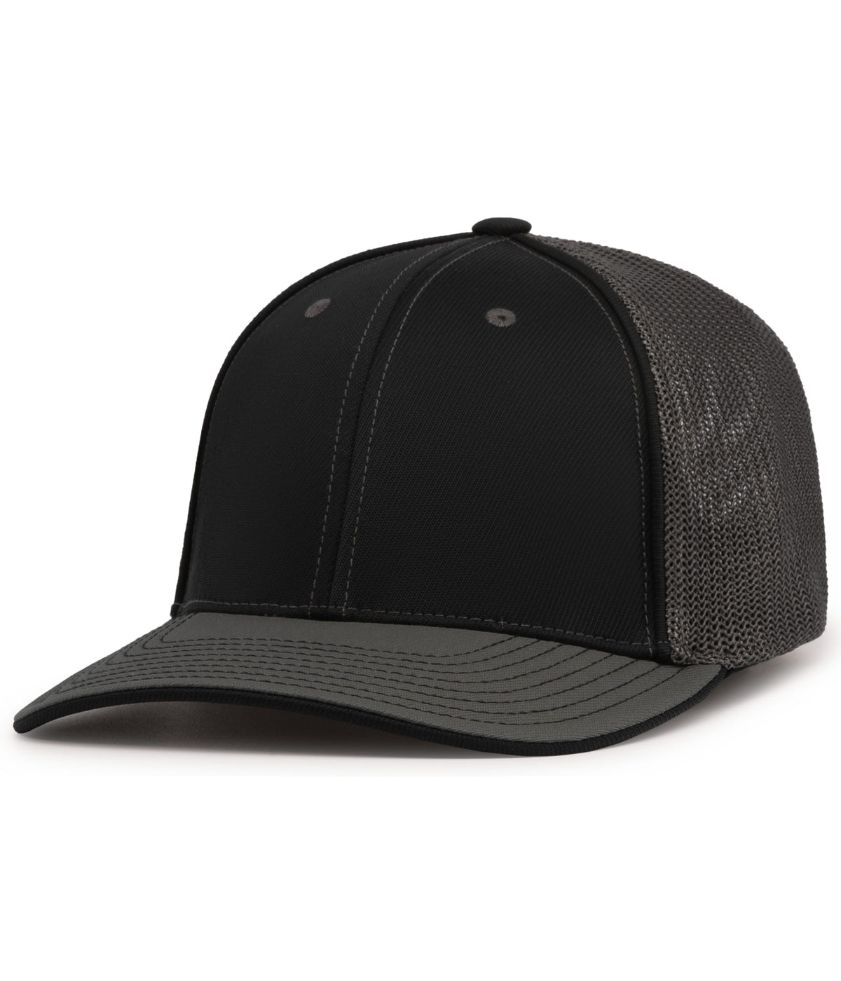 Trucker PacFlex Cap - Black/Graphite/Graphite