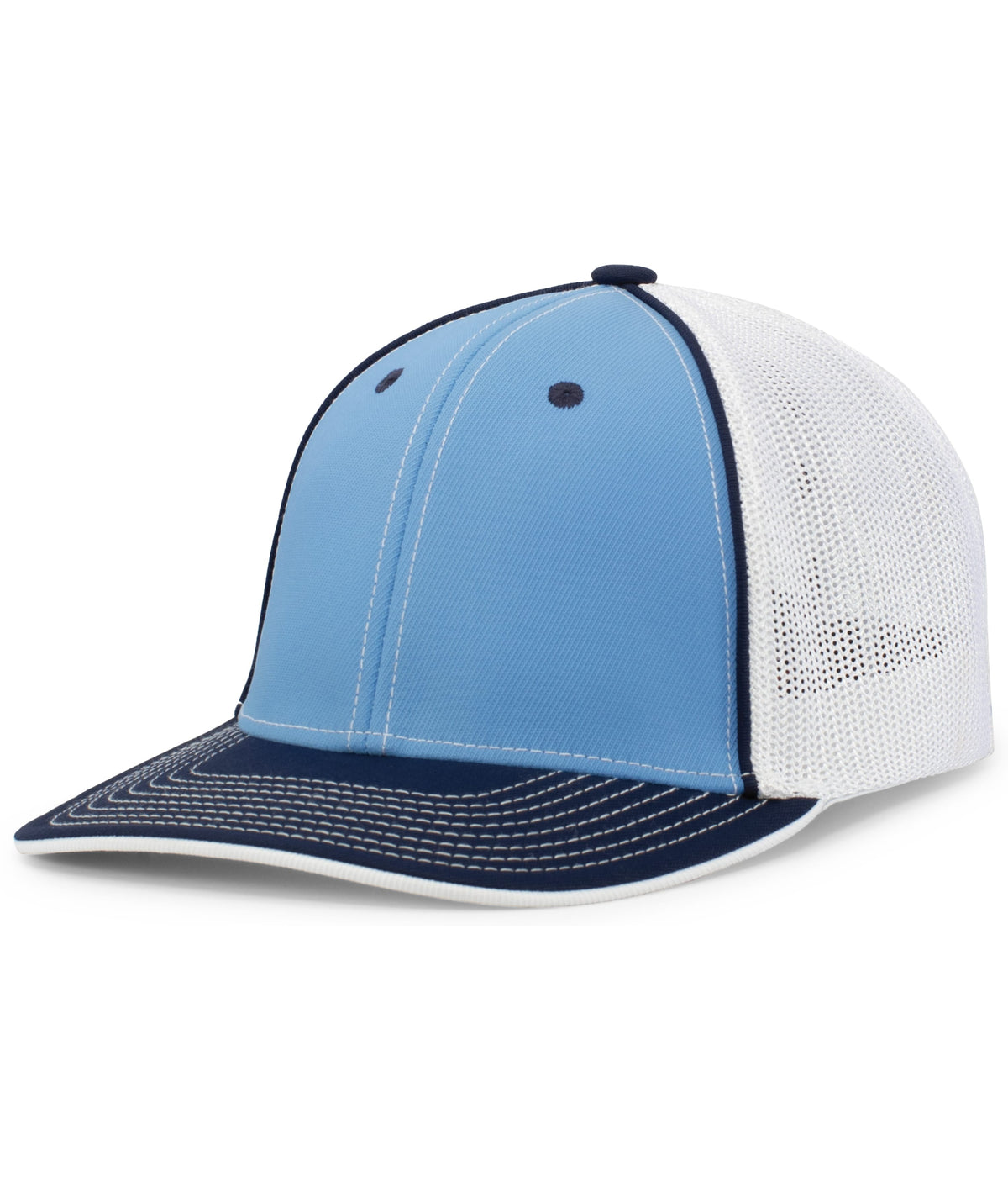 Trucker PacFlex Cap - Columbia Blue/White/Navy