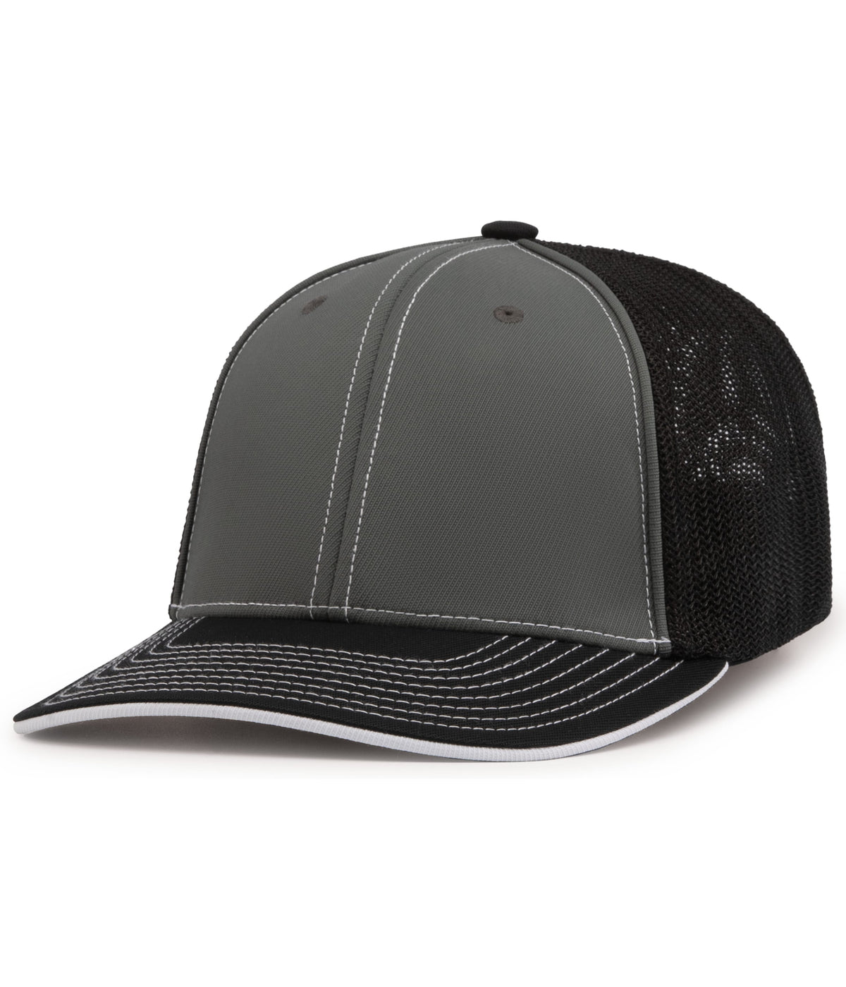 Trucker PacFlex Cap - Graphite/Black/Black