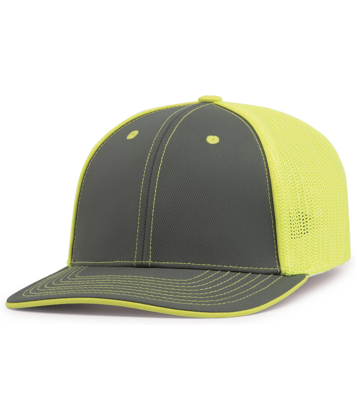 Trucker PacFlex Cap - Graphite/Neon Yellow/Graphite