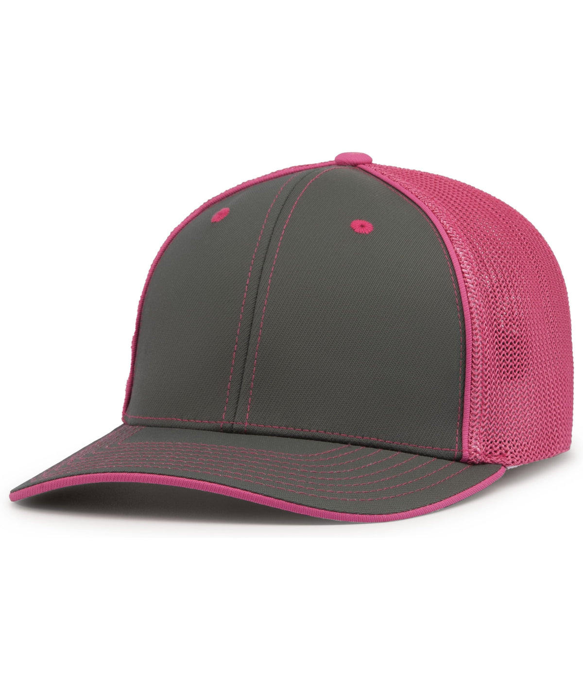 Trucker PacFlex Cap - Graphite/Pink/Graphite