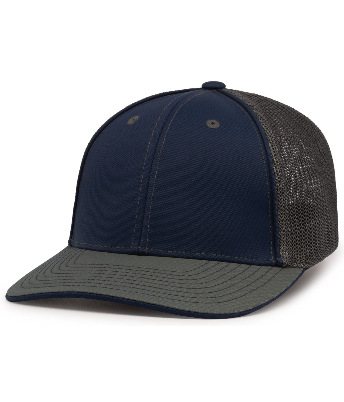 Trucker PacFlex Cap - Navy/Graphite/Graphite