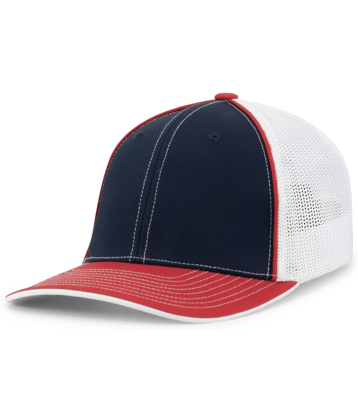 Trucker PacFlex Cap - Navy/White/Red