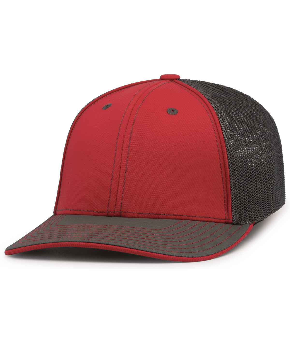 Trucker PacFlex Cap - Red/Graphite/Graphite