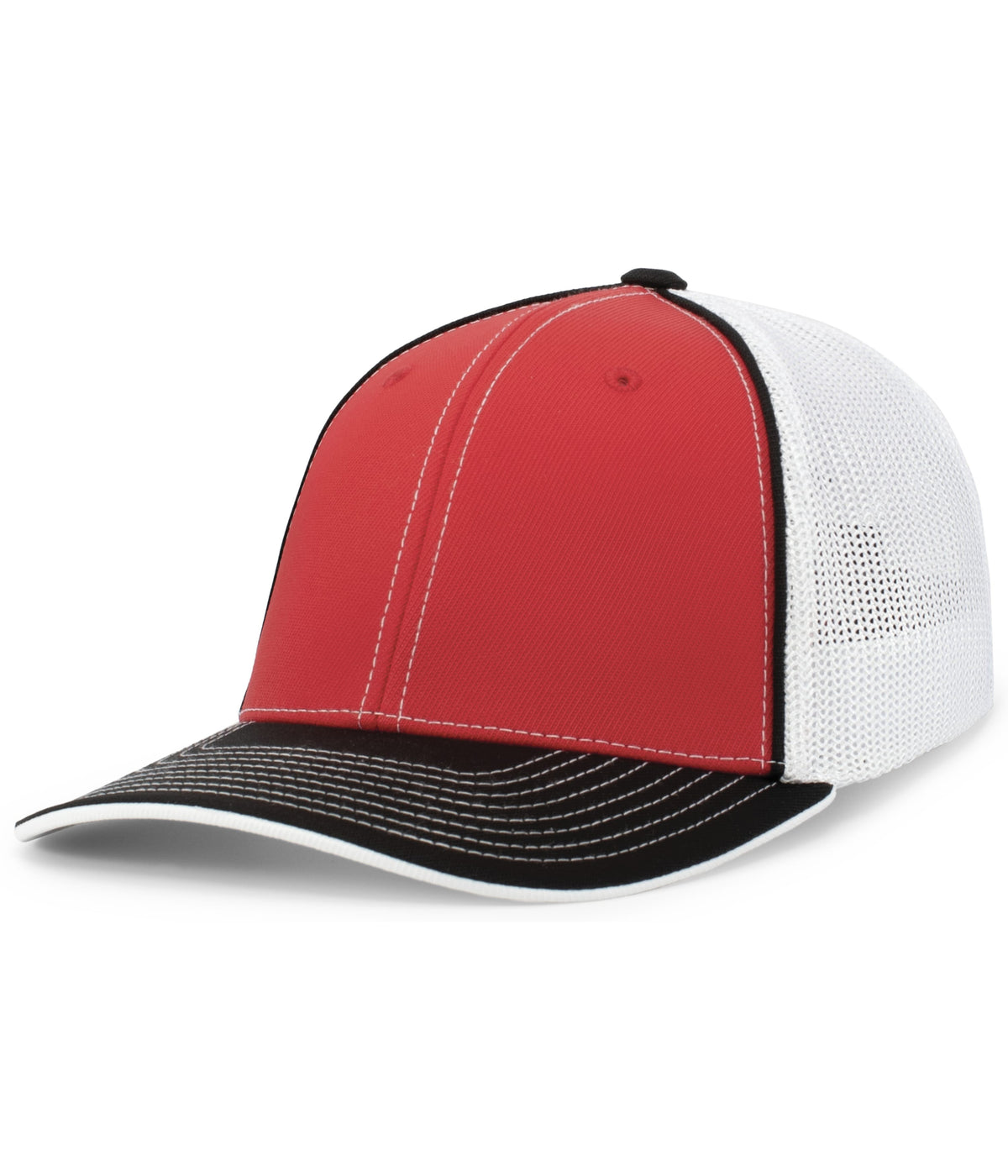 Trucker PacFlex Cap - Red/White/Black