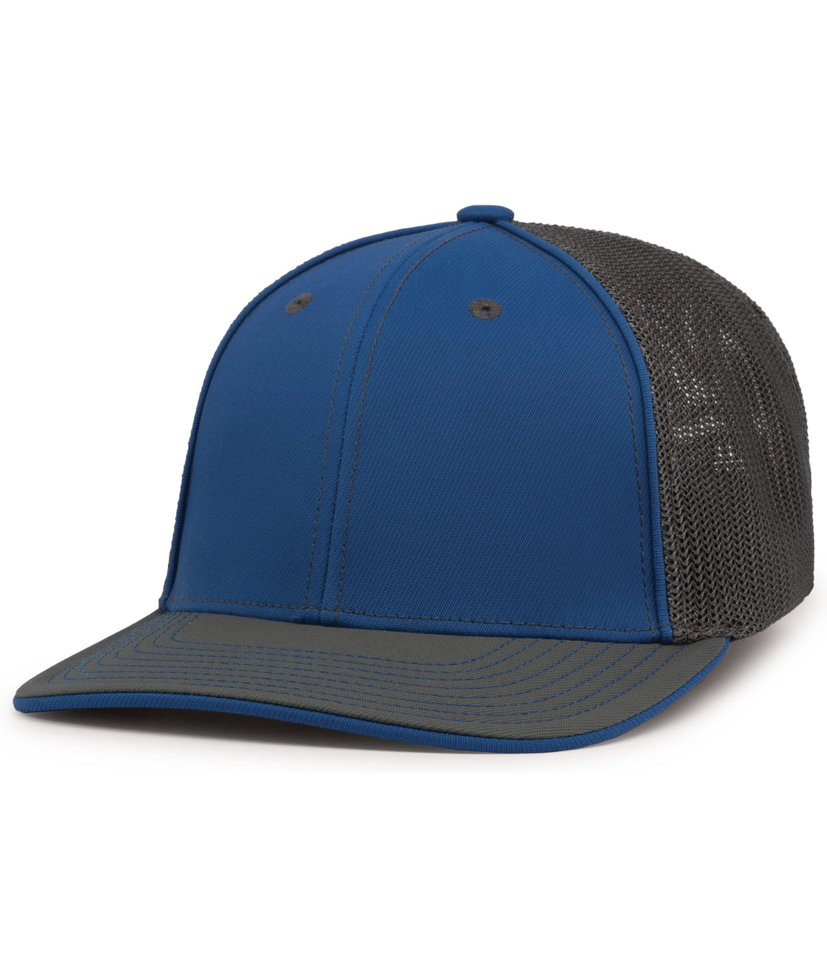 Trucker PacFlex Cap - Royal/Graphite/Graphite