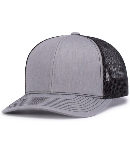 Contrast Stitch Trucker Snapback - Hg/Bk/Hg