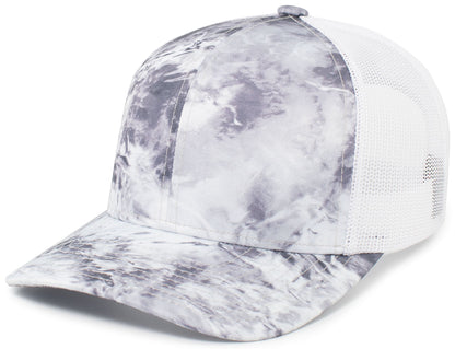 Mossy Oak® Trucker Snapback - Wakeform Hailstone/White