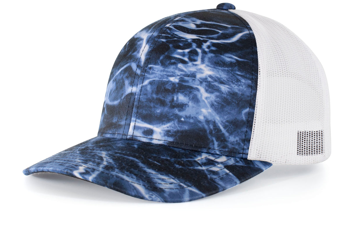 Mossy Oak® Trucker Snapback - Elements Bluefin/White