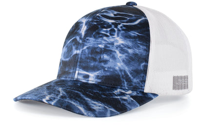 Mossy Oak® Trucker Snapback - Elements Bluefin/White